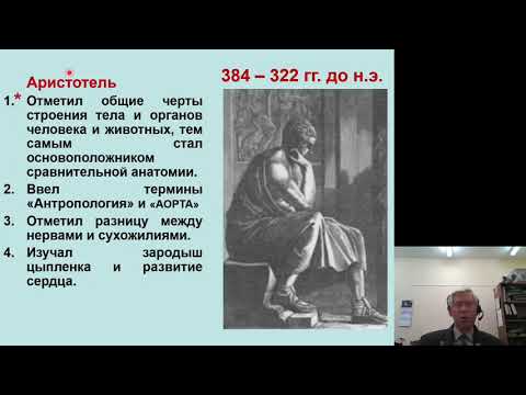 Анатомия 5. История анатомии