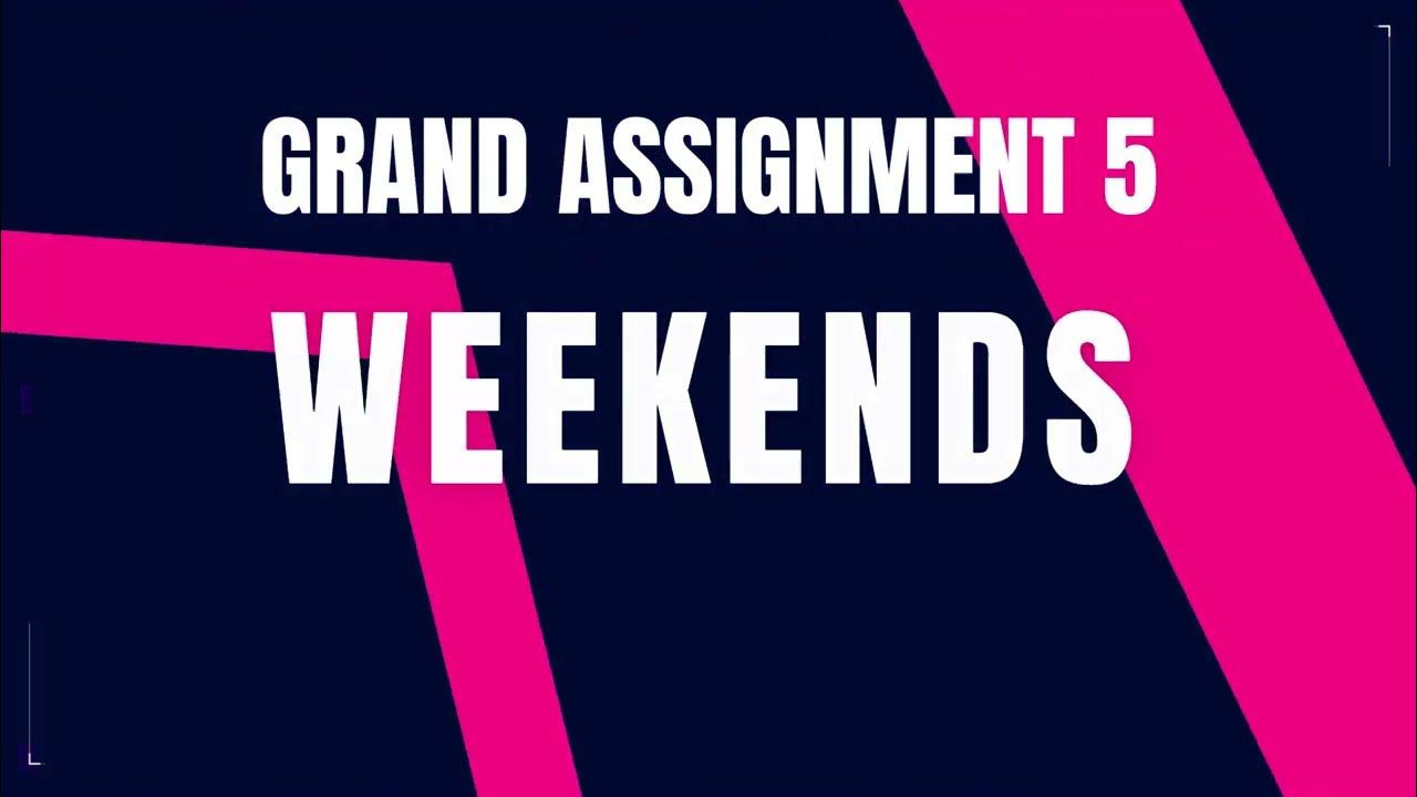 weekends assignment expert