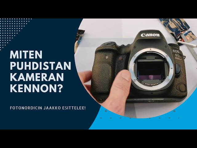 Miten puhdistetaan kameran kenno? Fotonordicin Jaakko näyttää! - YouTube