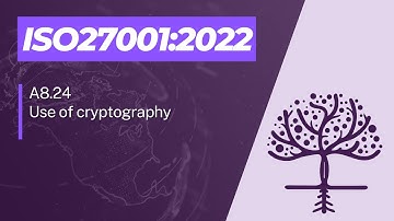 ISO 27001 -  A8.24 - Use of cryptography