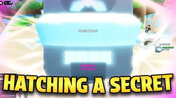 Hatching MECH ROBOT in Bubble Gum Simulator: Infinity