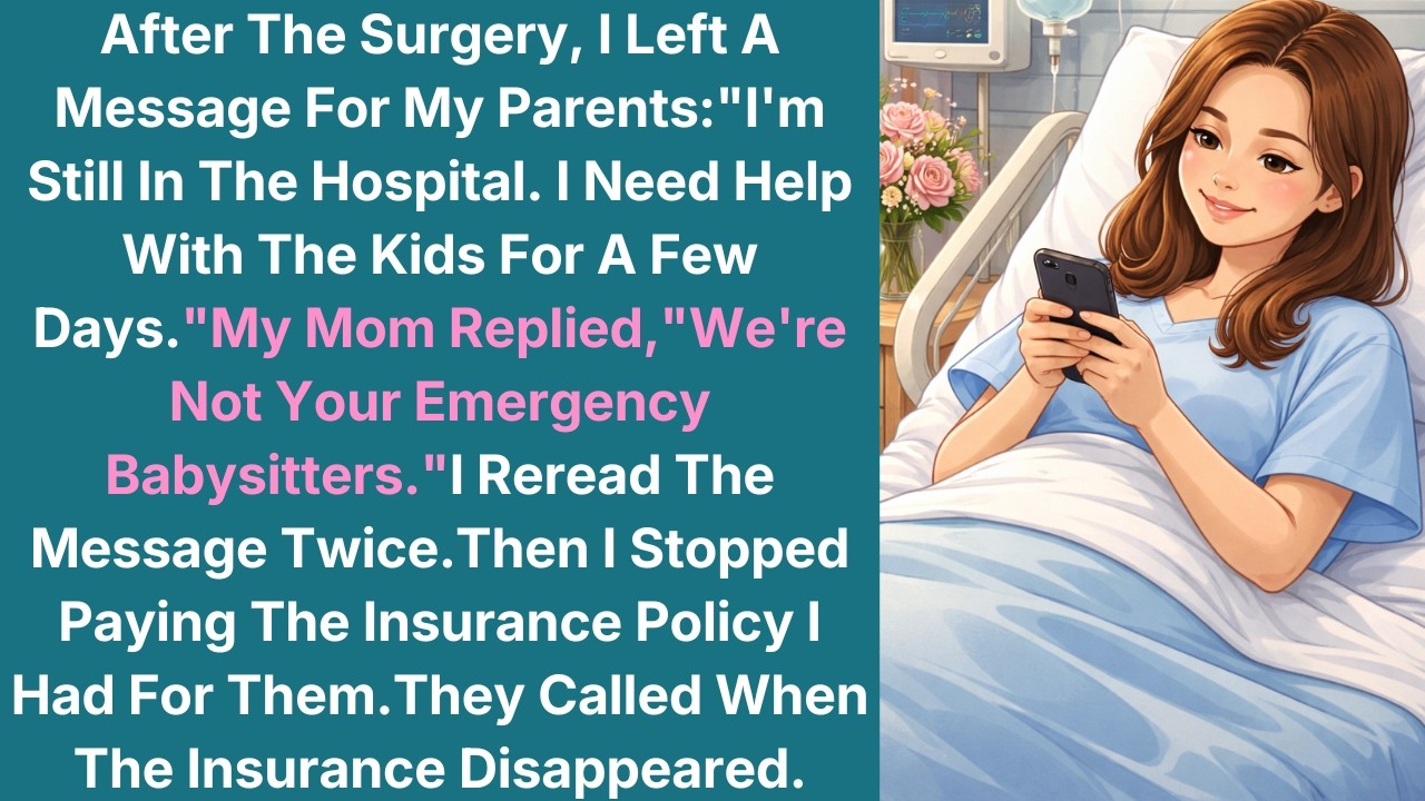 After The Surgery, I Left A Message For My Parents: