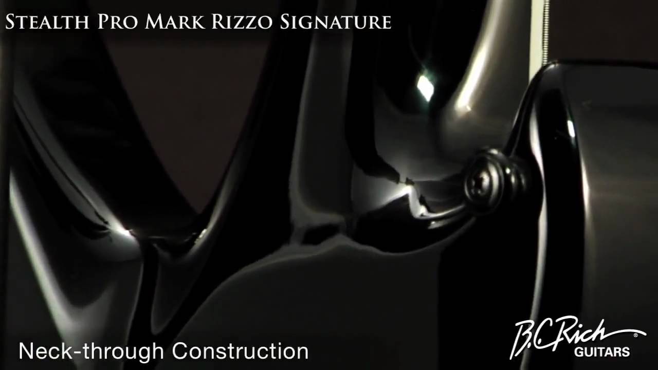 Mark Rizzo Stealth BC Rich Guitars Stealth Pro Marc Rizzo 7 String - YouTube