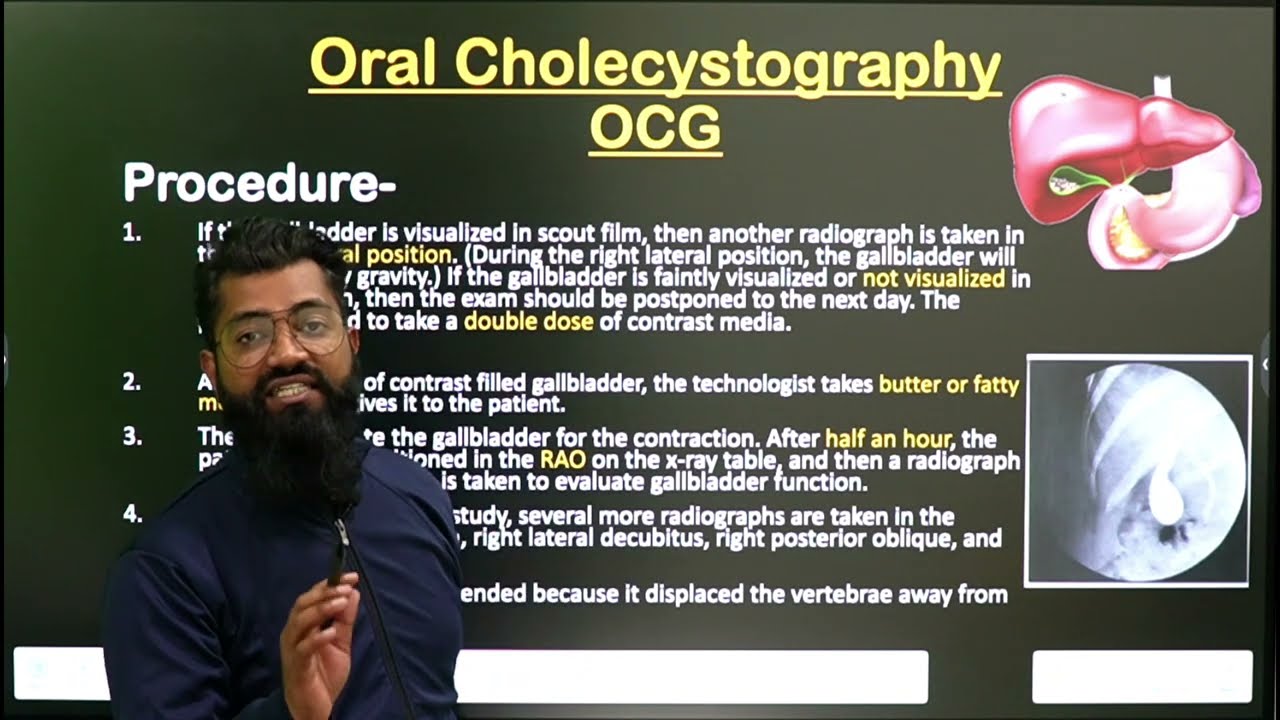 OCG Procedure || Oral Cholecystogram || In Hindi || Radiology Procedure ||