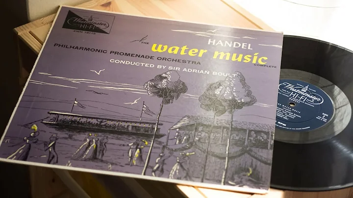 Handel The Water Music Ralph Downes Philharmonic Promenade Orchestra Sir Adrian Boult (195?)