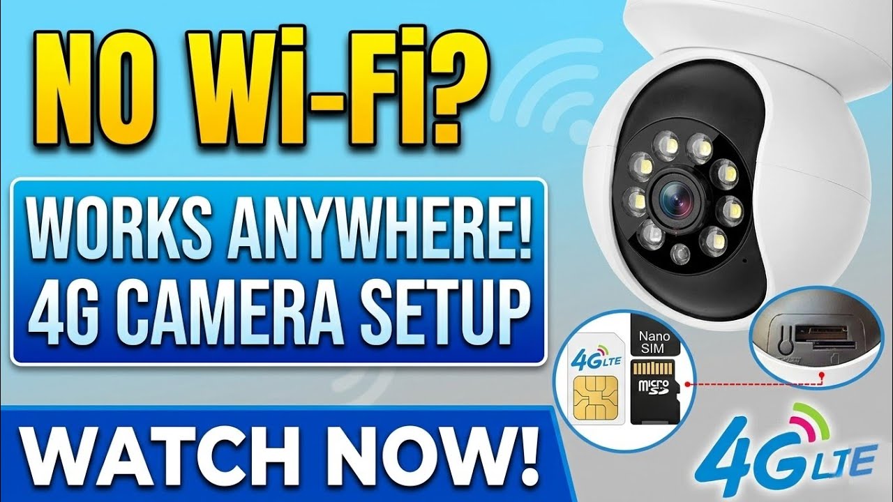 How to Use the 4G Smart CCTV Camera with Dual Lens (4MP+4MP) & Pan ...