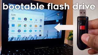 portable os on a flash drive! - bootable android operating system