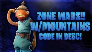 Fortnite Zone Wars - With Mountains! (End Game Scrim Practice)