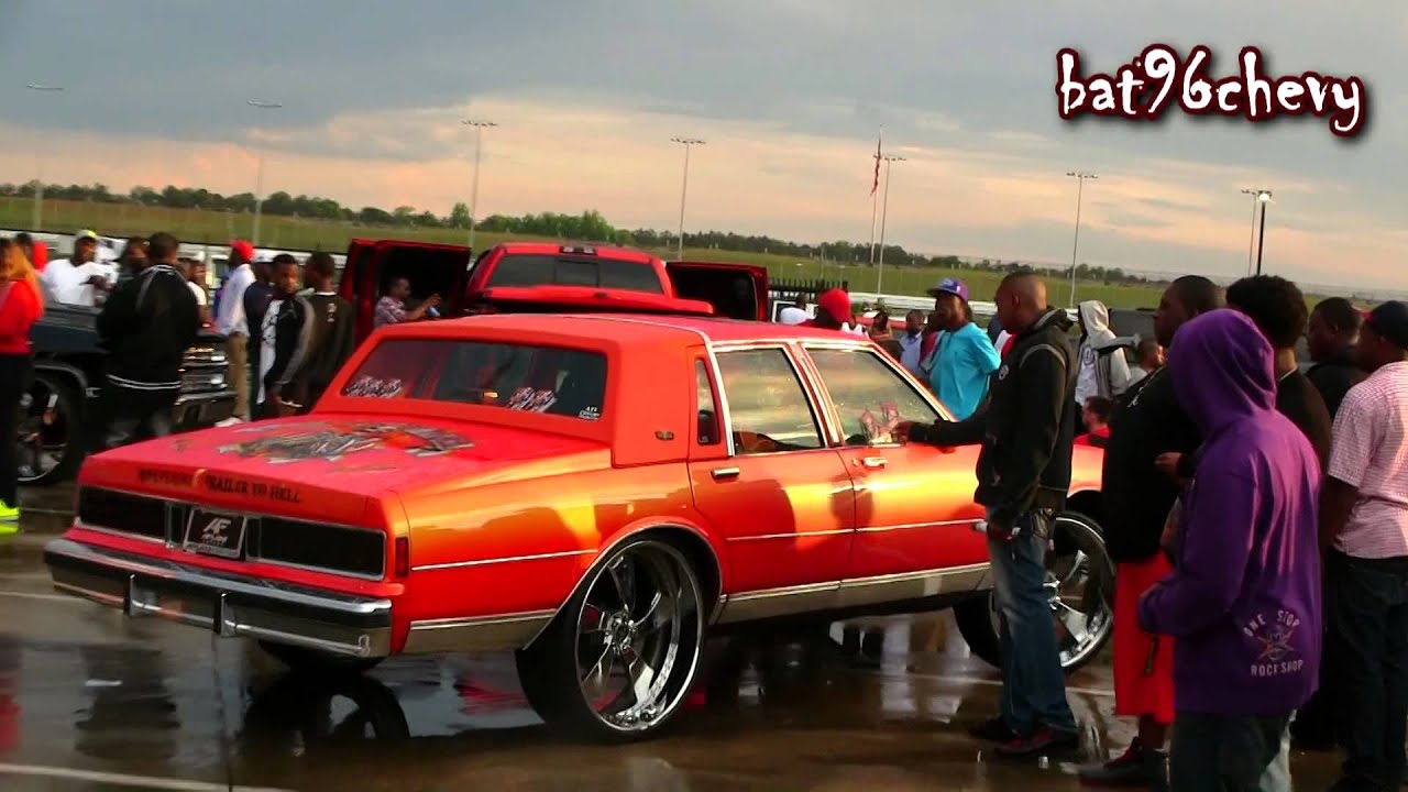 Outrageous Orange Box Chevy Caprice LS on 26" Amani Wheels