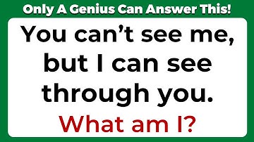 ONLY A GENIUS CAN ANSWER THESE 10 TRICKY RIDDLES | Riddles Quiz - Part 32