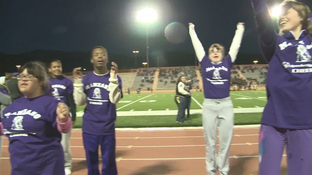 Special Olympics cheer squad makes gameday debut YouTube