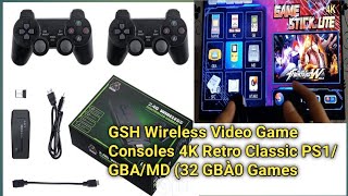 GSH Wireless (15000) Video Game Consoles 4K Retro Classic Gamepads for PS1/GBA/MD/FC (32 GBÀ0 Games) screenshot 3