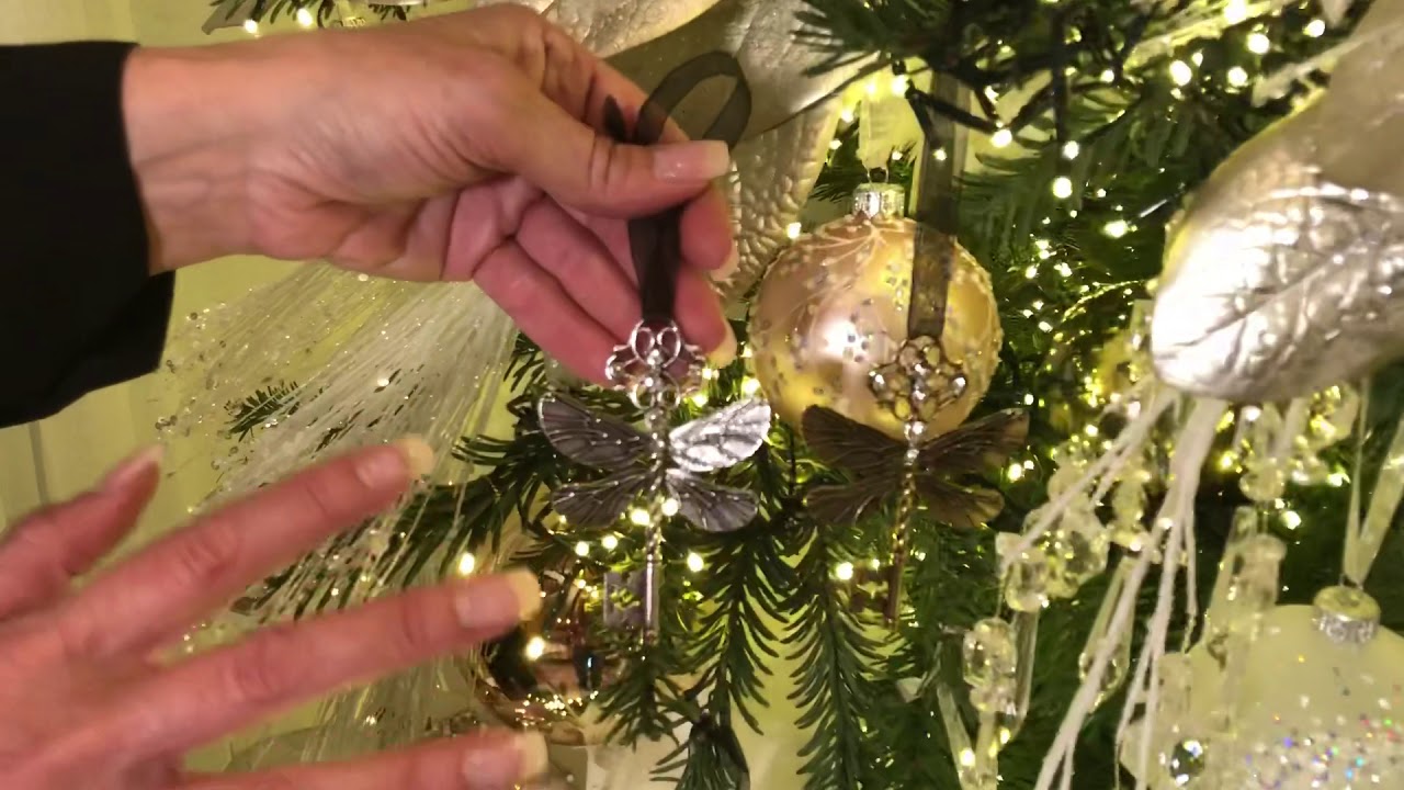 Set of 6 Dragonfly Key Ornaments 