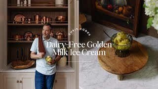 How To Make Dairy-Free Turmeric &quot;Golden Milk&quot; Ice Cream w/ The Ninja Creami - Chris Cooks
