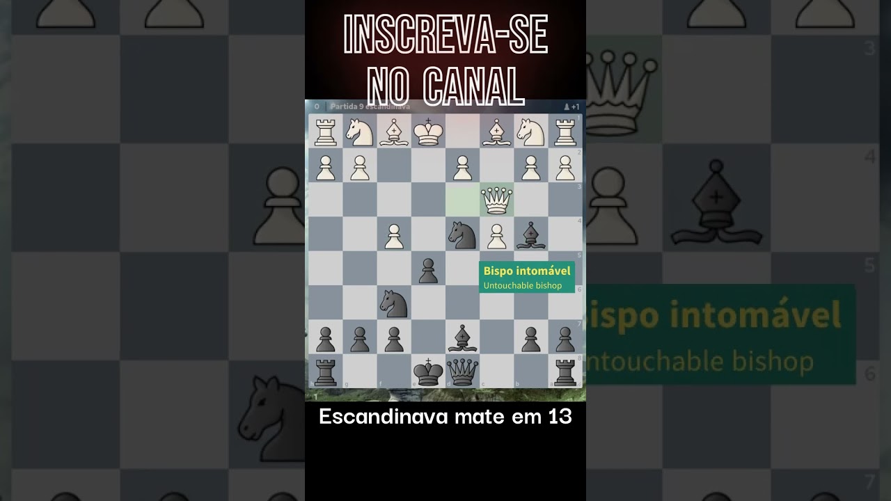 Fast Checkmate in Scandinavian Defense Xeque Mate Rápido na Escandinav