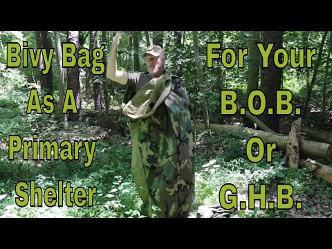 Bivy Bag As A Primary Shelter For Your B.O.B. or G.H.B.!