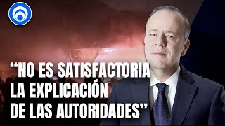 Ciro pregunta a autoridades ¿La estructura estaba diseñada para soportar un viento?