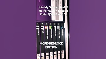 JOIN MY MINECRAFT POCKET EDITION/BEDROCK EDITION REALM! (NO PERMISSION NEEDED) #minecraft #realm