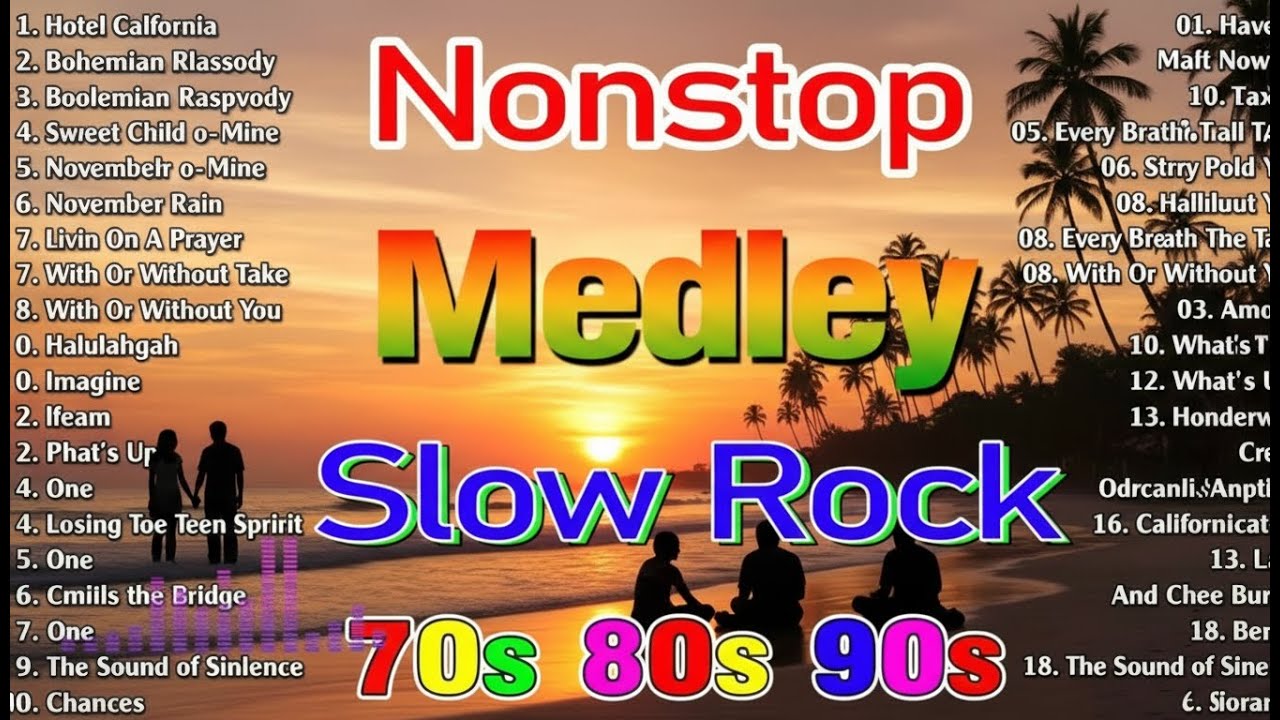 Slow Rock Love Songs Mood Mix 🎧 Best Rock Ballads 70s 80s 90s 🎷 Nonstop