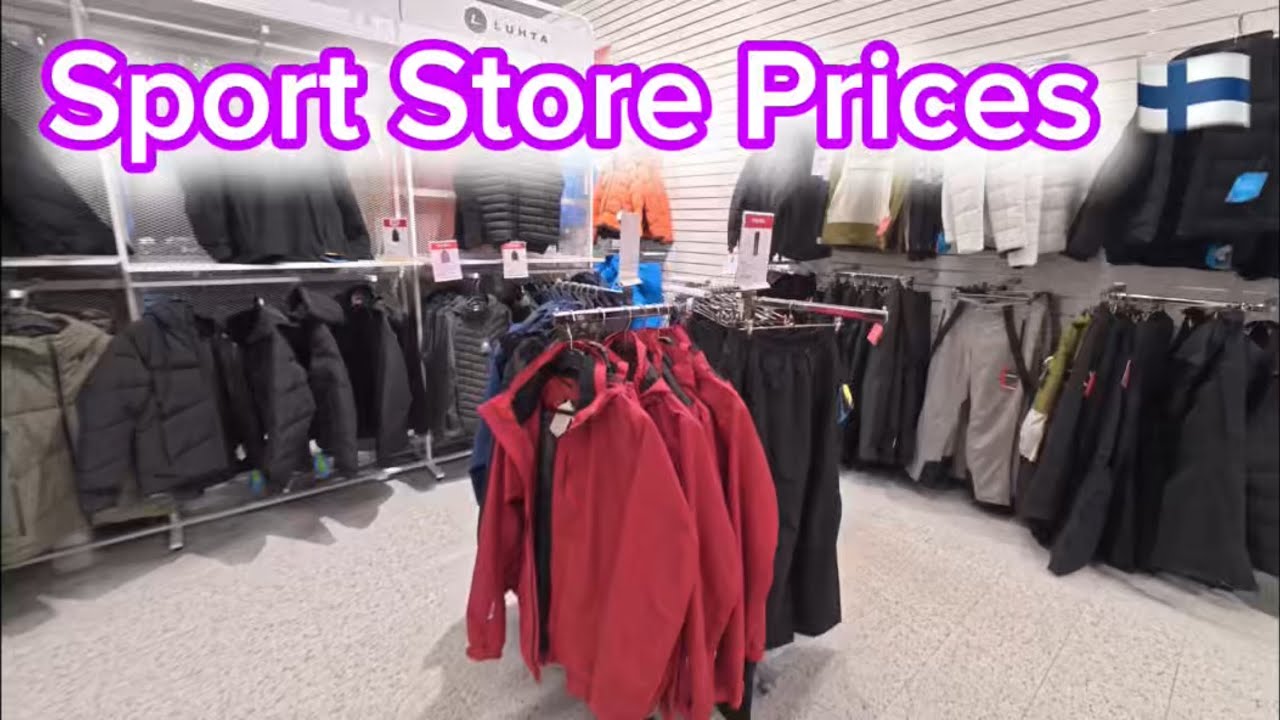 Sport Store Prices in Finland 🇫🇮 | Men’s & Women’s Clothing (No Talking)
