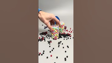 ❄️ Beads so satisfying short ASMR video. #asmr #reverse #satisfying