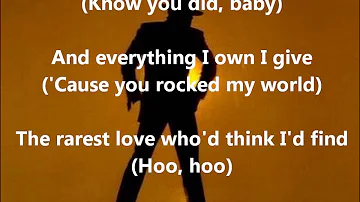 Michael Jackson - You Rock My World ~ With Lyrics