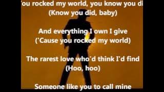 Michael Jackson - You Rock My World ~ With Lyrics