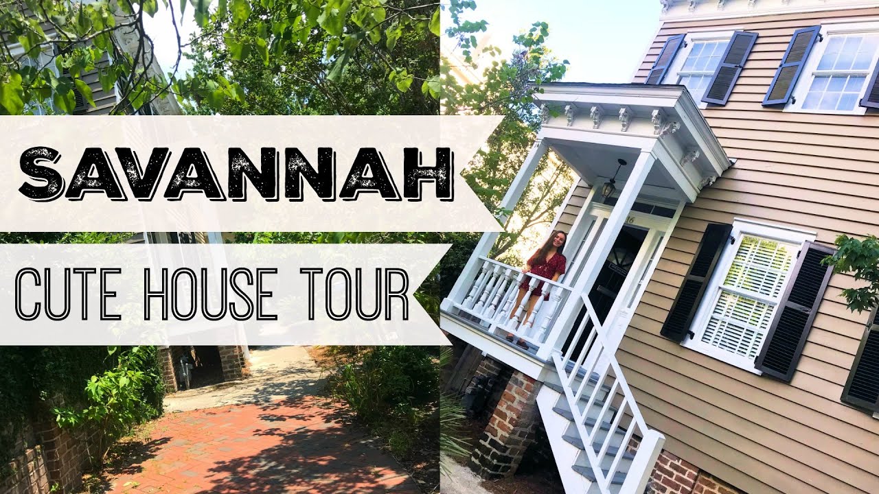SAVANNAH HOUSE TOUR We Stayed in the Cutest House!! YouTube
