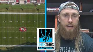 George Kittle shares thoughts on NFL's grass vs. turf debate | Chris Simms Unbuttoned | NFL on NBC
