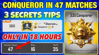 😱 47 Matches Diamond to Conqueror🔥 | 3 Secret Tricks You MUST Know Before New Season! screenshot 2