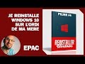 Installer windows 10 - EPAC : je réinstalle l'ordinateur portable de ma mère.