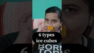 6types ice cubes for glowing&amp;healthy skin #shortsvideo #skincare #glowing #flawlessskin #ytshorts