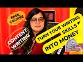 Content writing course  turn your writing skills into money