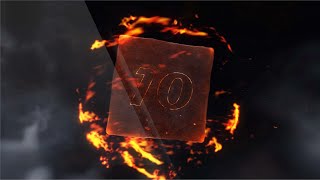 Shocking impact admission 10 seconds countdown opening animation video (3 Countdowns)
