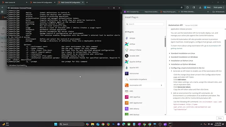 Control-M SaaS: Install Control-M Automation API