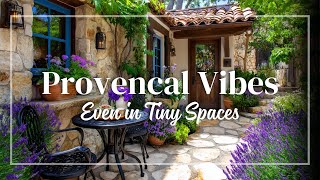 Romantic French Provencal Patios for Small Backyards | Lavender, Stone & Wrought Iron screenshot 5