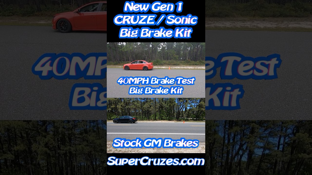 Big Brake Test Super Cruzes Big Brake Kit In Action