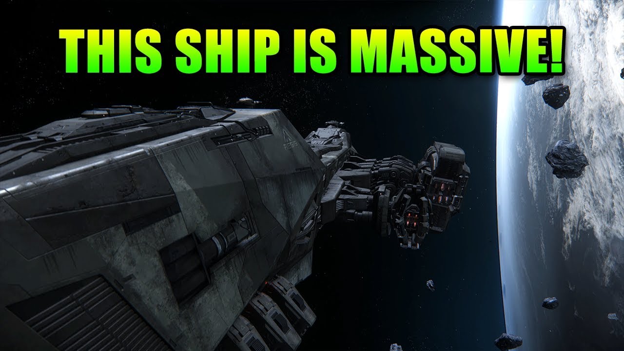 Star Citizen's Biggest Ship Yet - 155 meters long! | Aegis Reclaimer  Walkthrough - YouTube