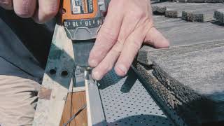 Peak Gutter Guard Install