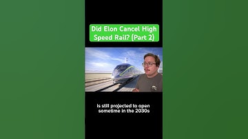 Did Elon cancel high speed rail? #informative #train #cityplanning #highspeedtrain #hyperloop