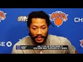 Derrick Rose Says Clint Capela "Talking Crazy" Won't Make Him Talk Trash