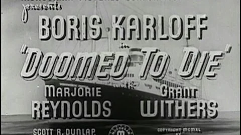 Doomed To Die (1940) [Crime] [Drama] [Mystery] - DayDayNews
