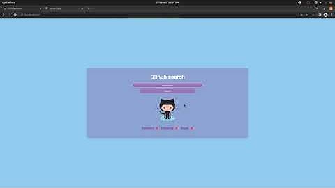Consuming Github API with ReactJS!