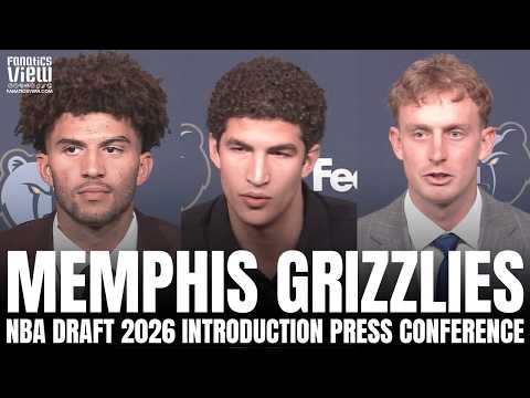 Memphis Grizzlies Introduce Cam Boozer & 2026 NBA Draft Class of Karim Lopez & Richie Saunders