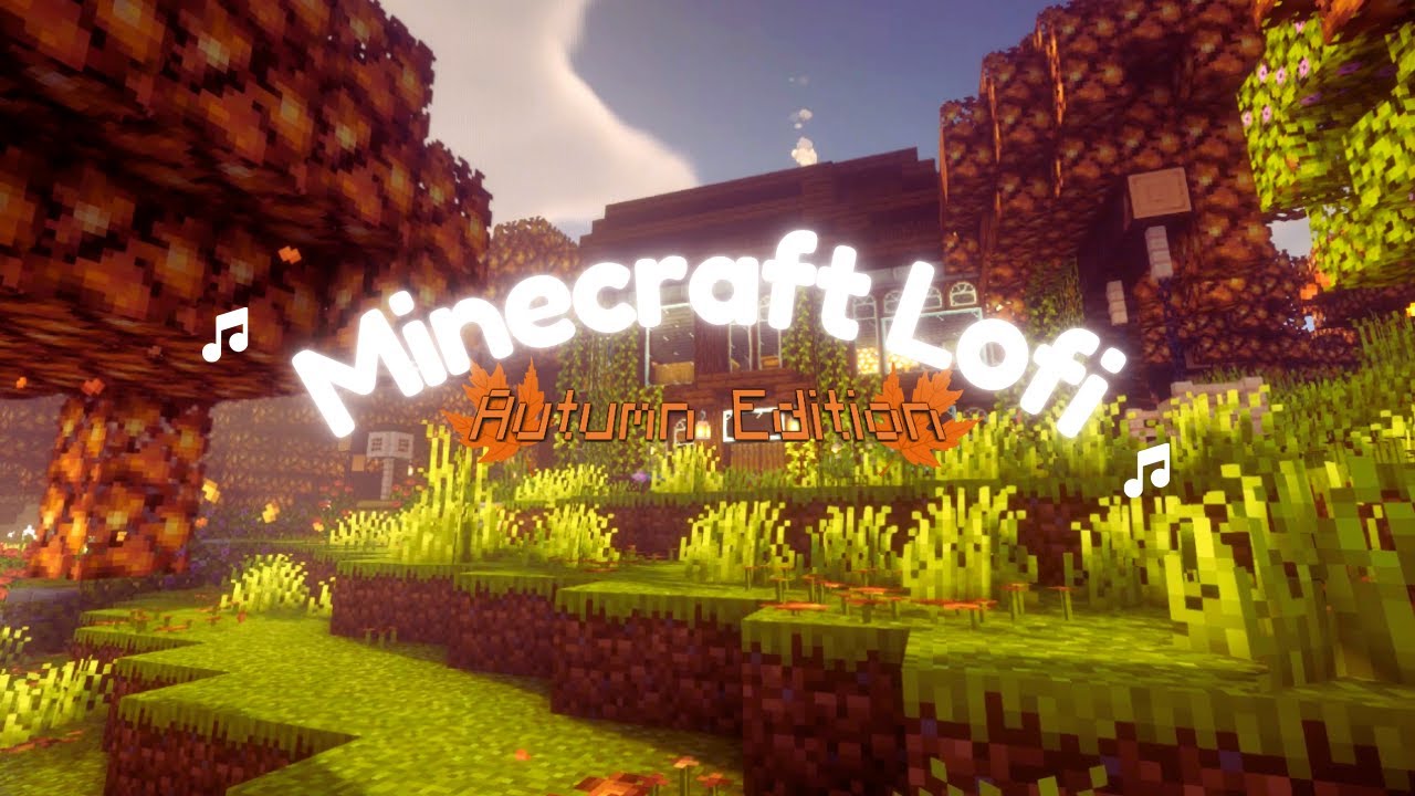 Minecraft Lo-fi: Autumn vibes and Rain Sounds - YouTube