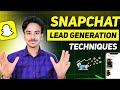 Snapchat Organic Lead Generation best way