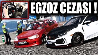 EGZOZDAN CEZA YEDİK !!! @imdatTV ile HONDA BULUŞMASI !!! ETS 2 MOD 1.47 [ Logitech G29 ]