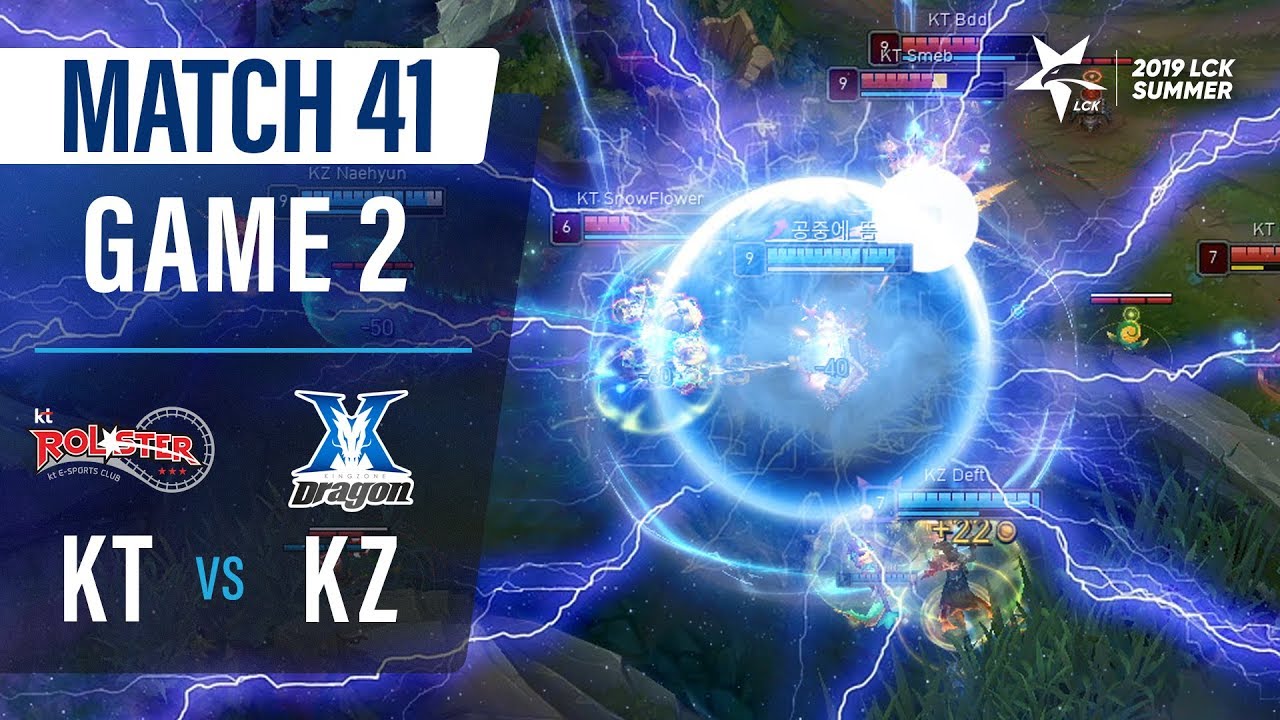 KT vs KZ | Match41 Game2 H/L | 2019 LCK Summer