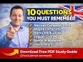 Last Week Before Your Life in the UK Test — 10 Questions You MUST Remember