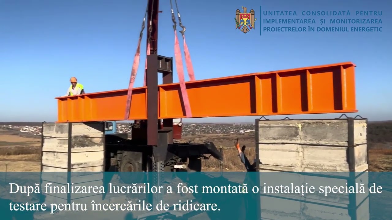 Prima fundație care va sta la baza pilonilor liniei electrice aeriene Vulcănești-Chișinău